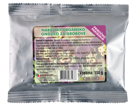 GNOJILO ZA GROBOVE 150G  - AGROLIT