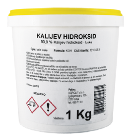 KALIJEV HIDROKSID 1 KG