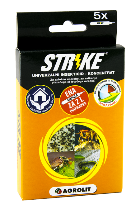 STRIKE UNIVERZALNI INSEKTICID  KONC. 5X10 ML - AGROLIT