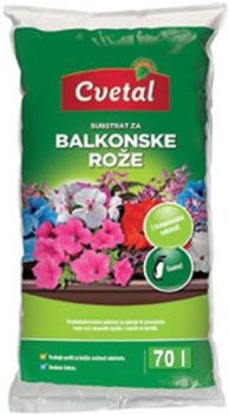 CVETAL ZEMLJA ZA BALKONSKE ROŽE 70L