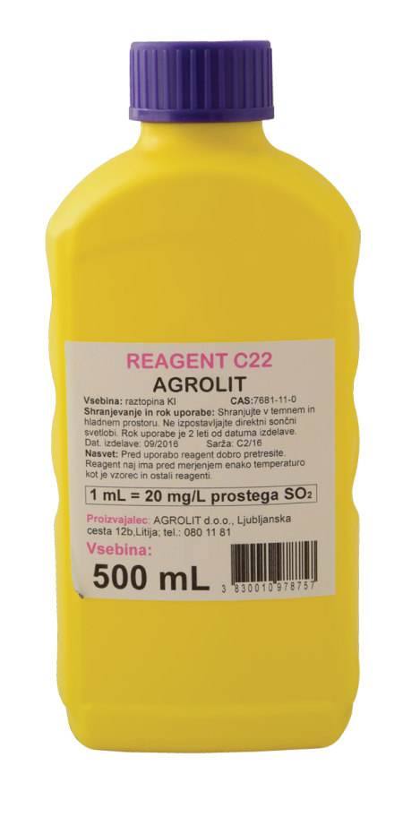 REAGENT C22 500ML - AGROLIT