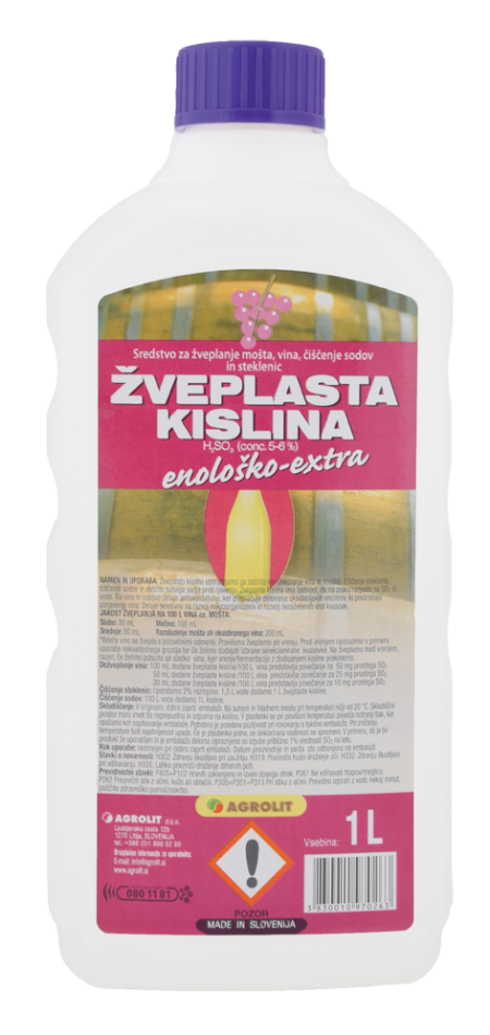 KISLINA ŽVEPLASTA 5%   1L EXTRA