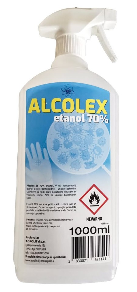ALCOLEX RAZKUŽILO  70% 1L
