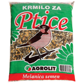 MEŠANICA SEMEN ZA PTICE 1 KG - AGROLIT